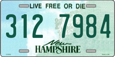 NH license plate 3127984