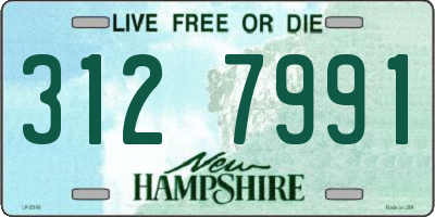 NH license plate 3127991