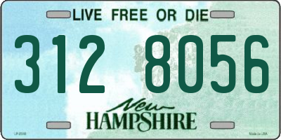 NH license plate 3128056