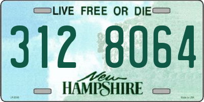 NH license plate 3128064