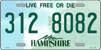 NH license plate 3128082