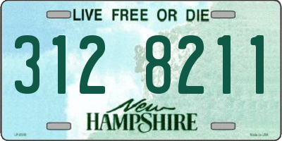 NH license plate 3128211