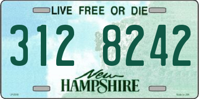 NH license plate 3128242