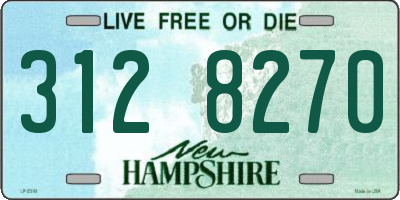 NH license plate 3128270