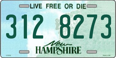 NH license plate 3128273