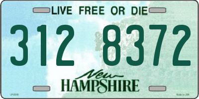 NH license plate 3128372
