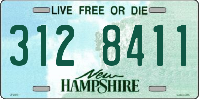NH license plate 3128411