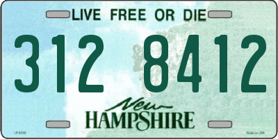 NH license plate 3128412