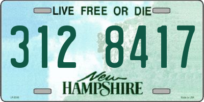 NH license plate 3128417