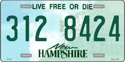 NH license plate 3128424