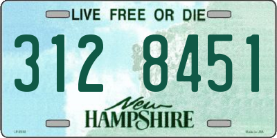NH license plate 3128451
