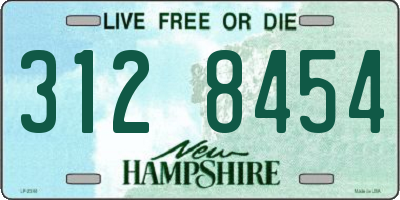 NH license plate 3128454