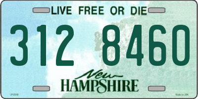 NH license plate 3128460