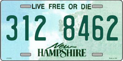 NH license plate 3128462