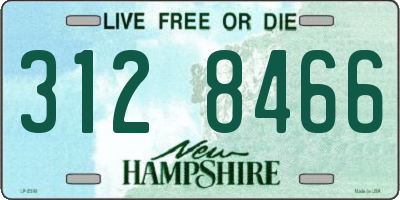 NH license plate 3128466