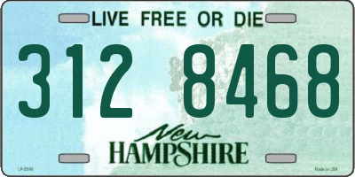 NH license plate 3128468