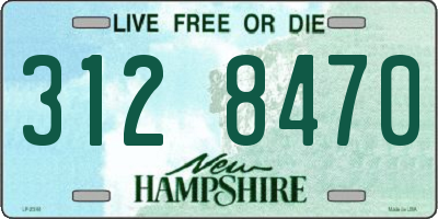 NH license plate 3128470