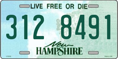 NH license plate 3128491