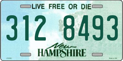 NH license plate 3128493