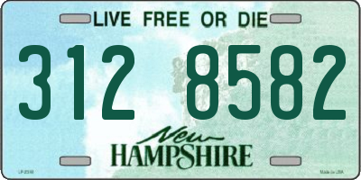 NH license plate 3128582