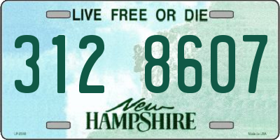 NH license plate 3128607
