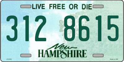 NH license plate 3128615