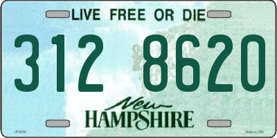 NH license plate 3128620