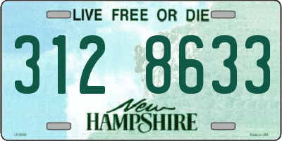 NH license plate 3128633
