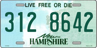 NH license plate 3128642