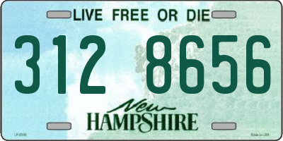 NH license plate 3128656