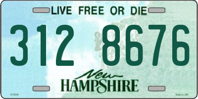 NH license plate 3128676