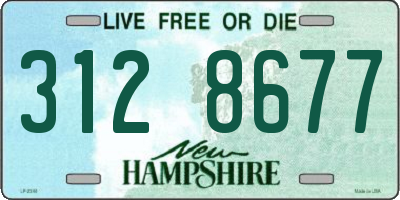 NH license plate 3128677
