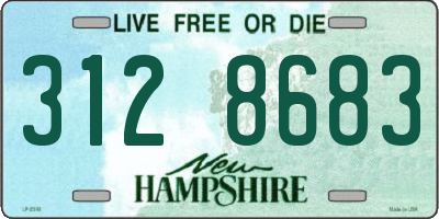 NH license plate 3128683