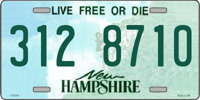 NH license plate 3128710