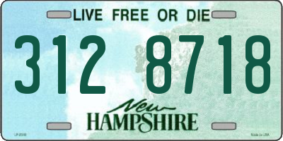 NH license plate 3128718