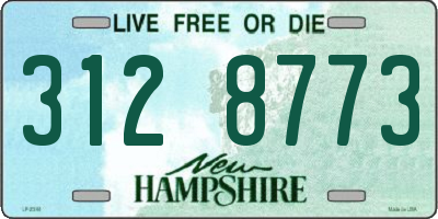 NH license plate 3128773