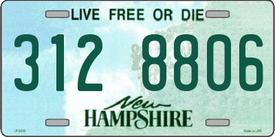 NH license plate 3128806