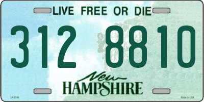 NH license plate 3128810