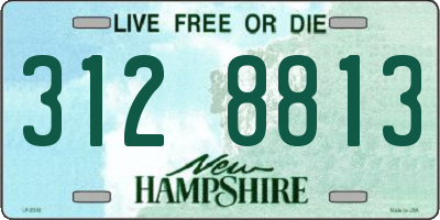 NH license plate 3128813