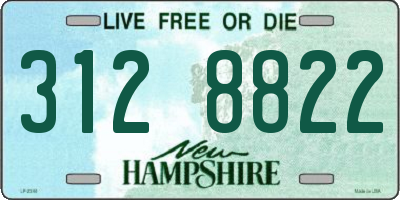 NH license plate 3128822