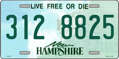 NH license plate 3128825