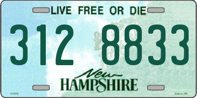 NH license plate 3128833