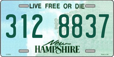 NH license plate 3128837
