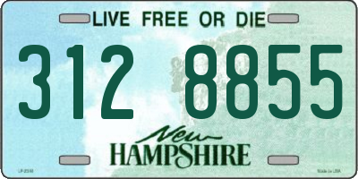 NH license plate 3128855