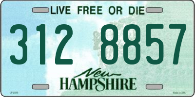 NH license plate 3128857