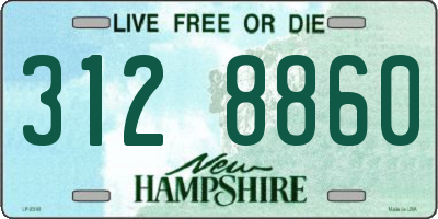 NH license plate 3128860