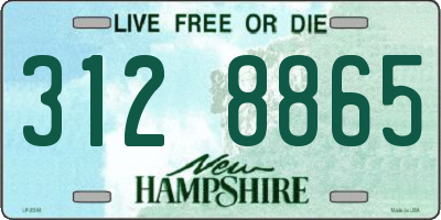 NH license plate 3128865