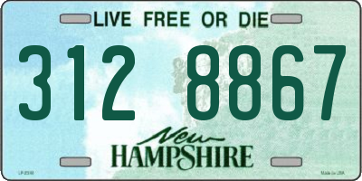NH license plate 3128867