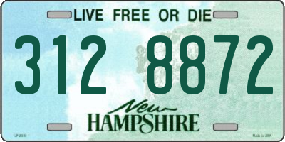 NH license plate 3128872
