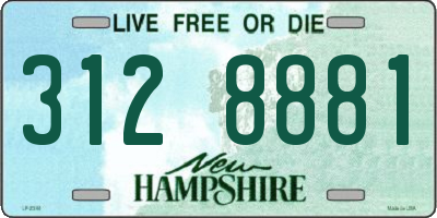 NH license plate 3128881